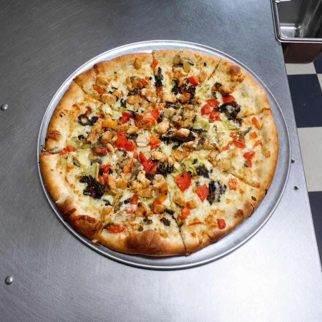 Grilled Chicken Pizza