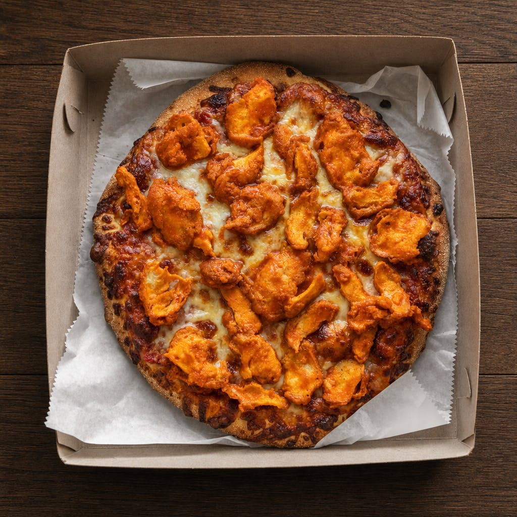 Gluten Free Buffalo Chicken Pizza