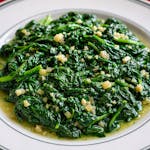 Spinach Sautéed in Garlic & Oil