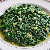 Spinach Sautéed in Garlic & Oil