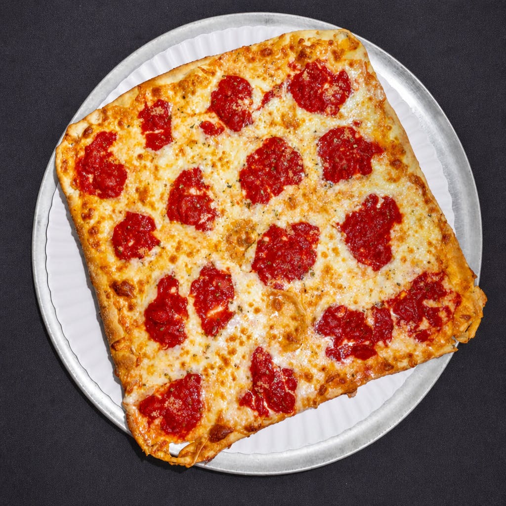 Trenton Style Square Cheese Pizza