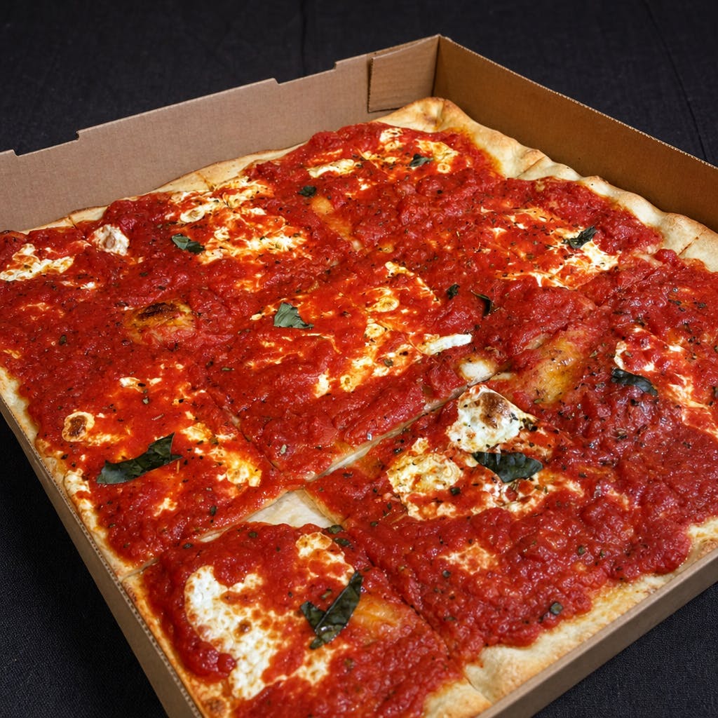 Brooklyn Style Square Cheese Pizza