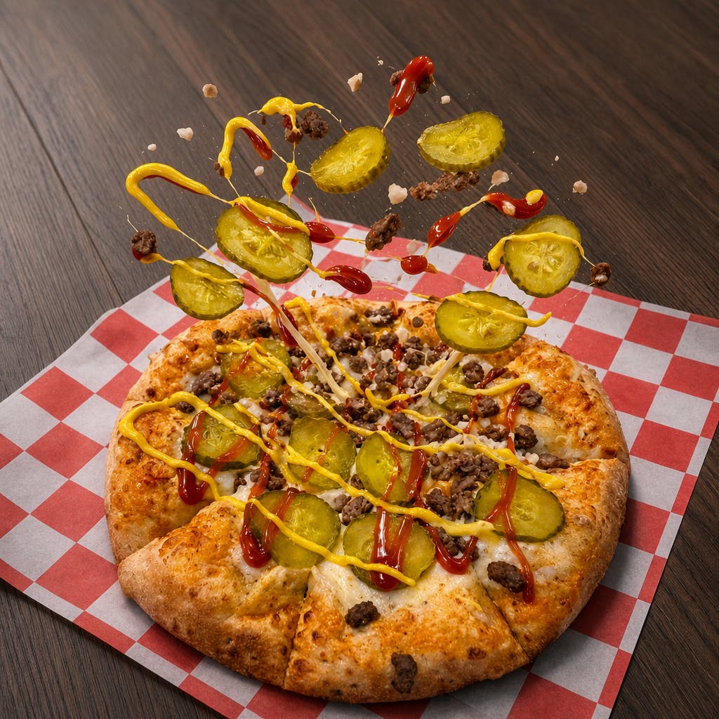 Cheeseburger Pizza