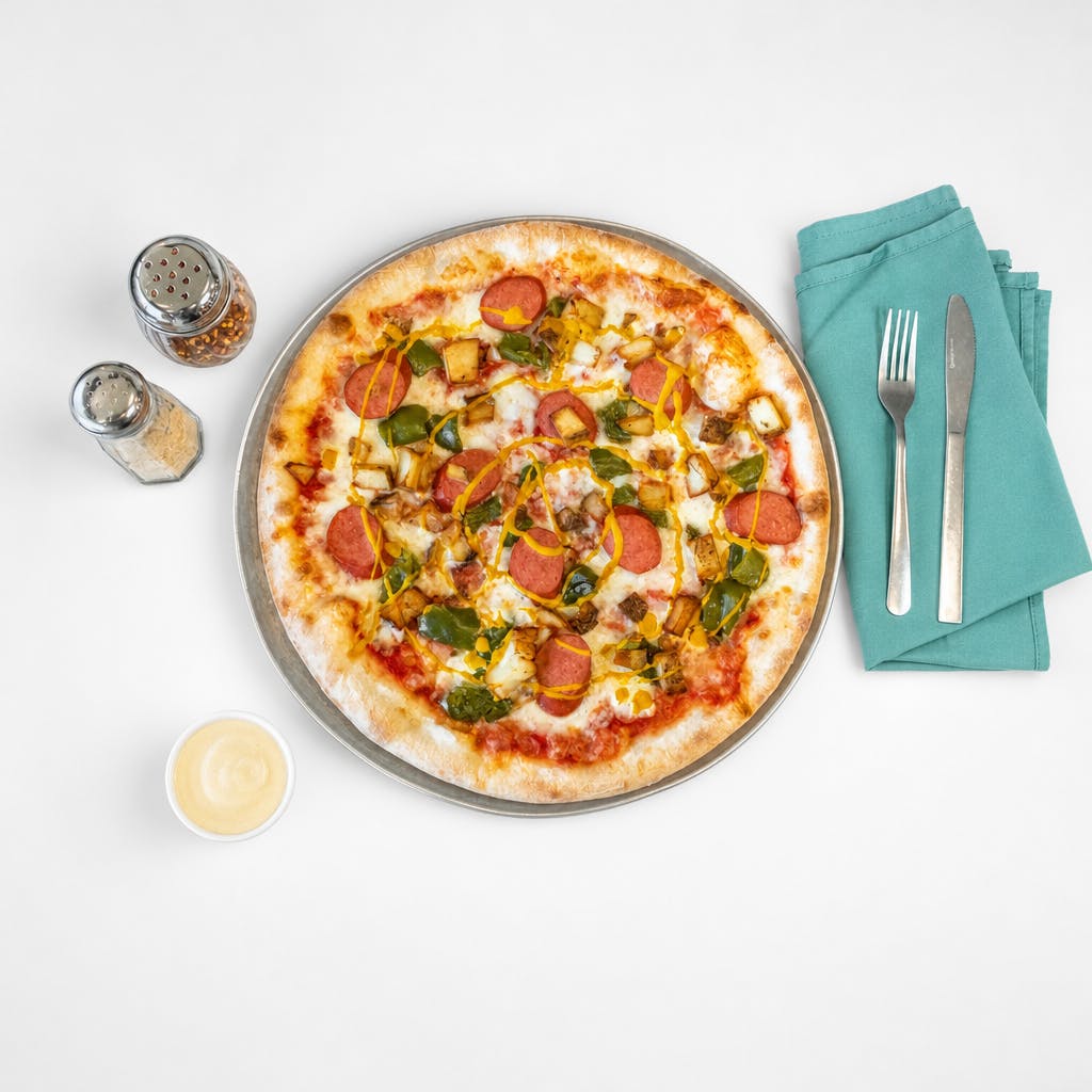 Sicilian Italian Hot Dog Pizza