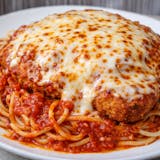 Chicken Parmigiana with Spaghetti