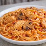 Roasted Red Pepper Cream Sauce Pasta