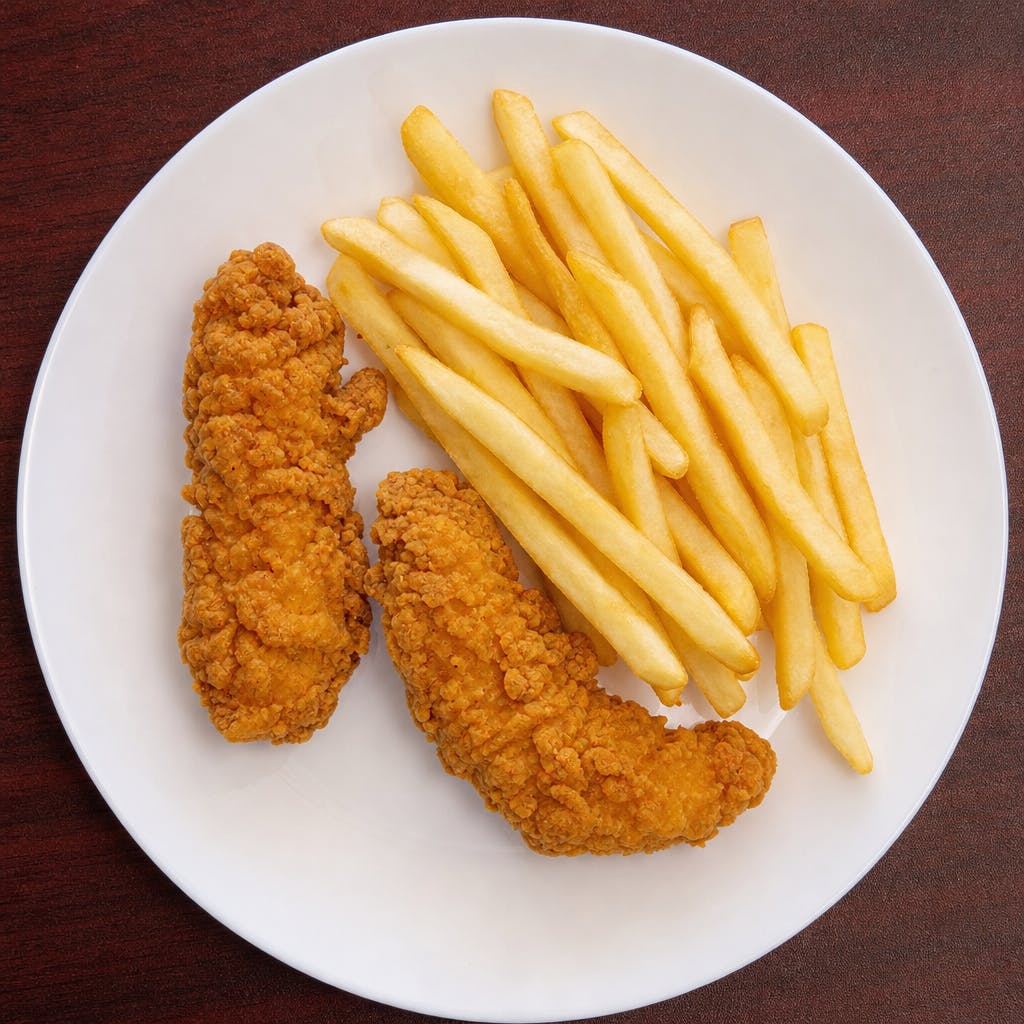 Kid's Two Chicken Tenders with French Fries