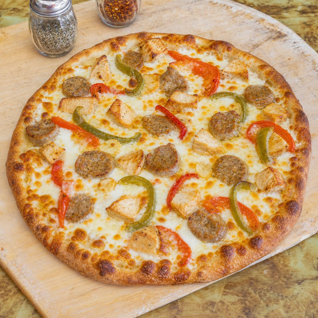 Chicken Scarpariello Pan Pizza