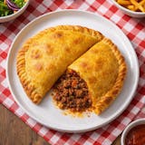 Jamaican Beef Patty Calzone