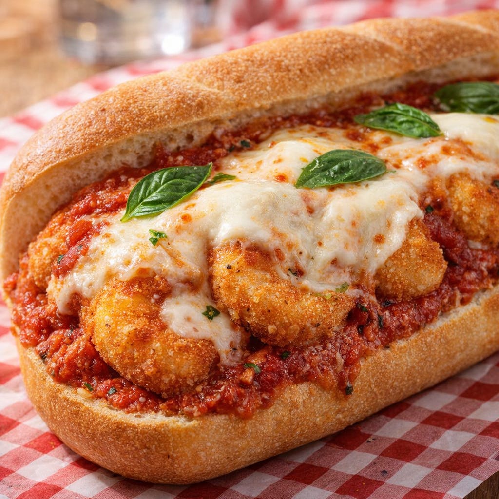 Shrimp Parmigiana Submarine