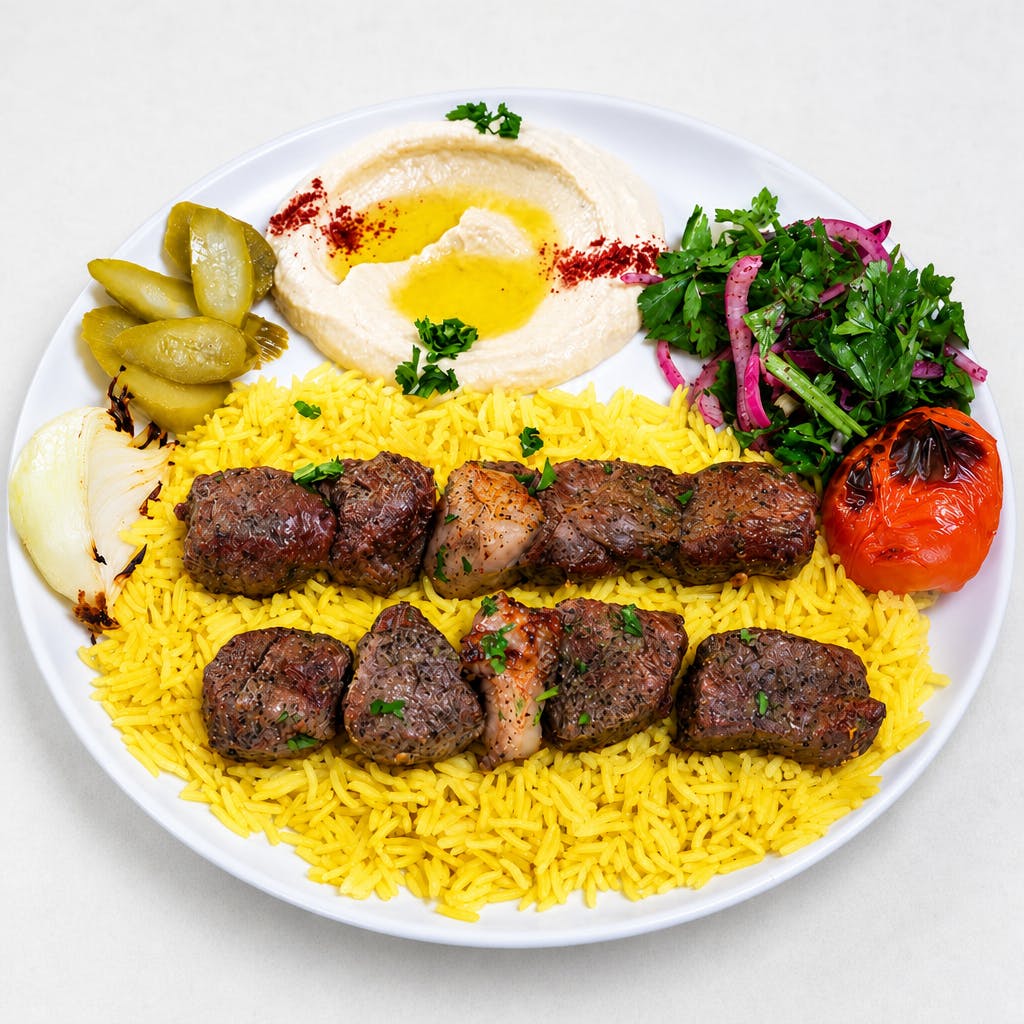 Lamb Cubes Plate