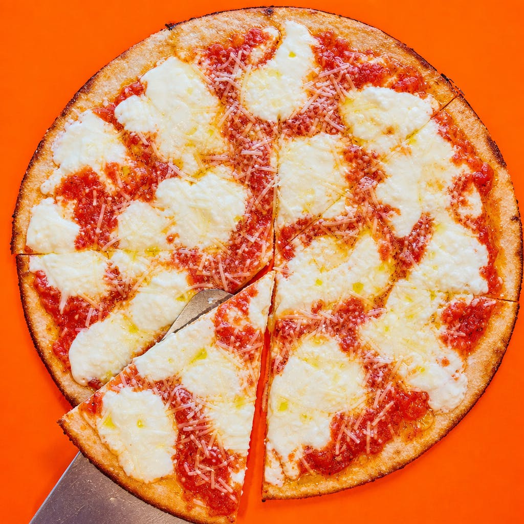 Burrata Basil Cauliflower Crust