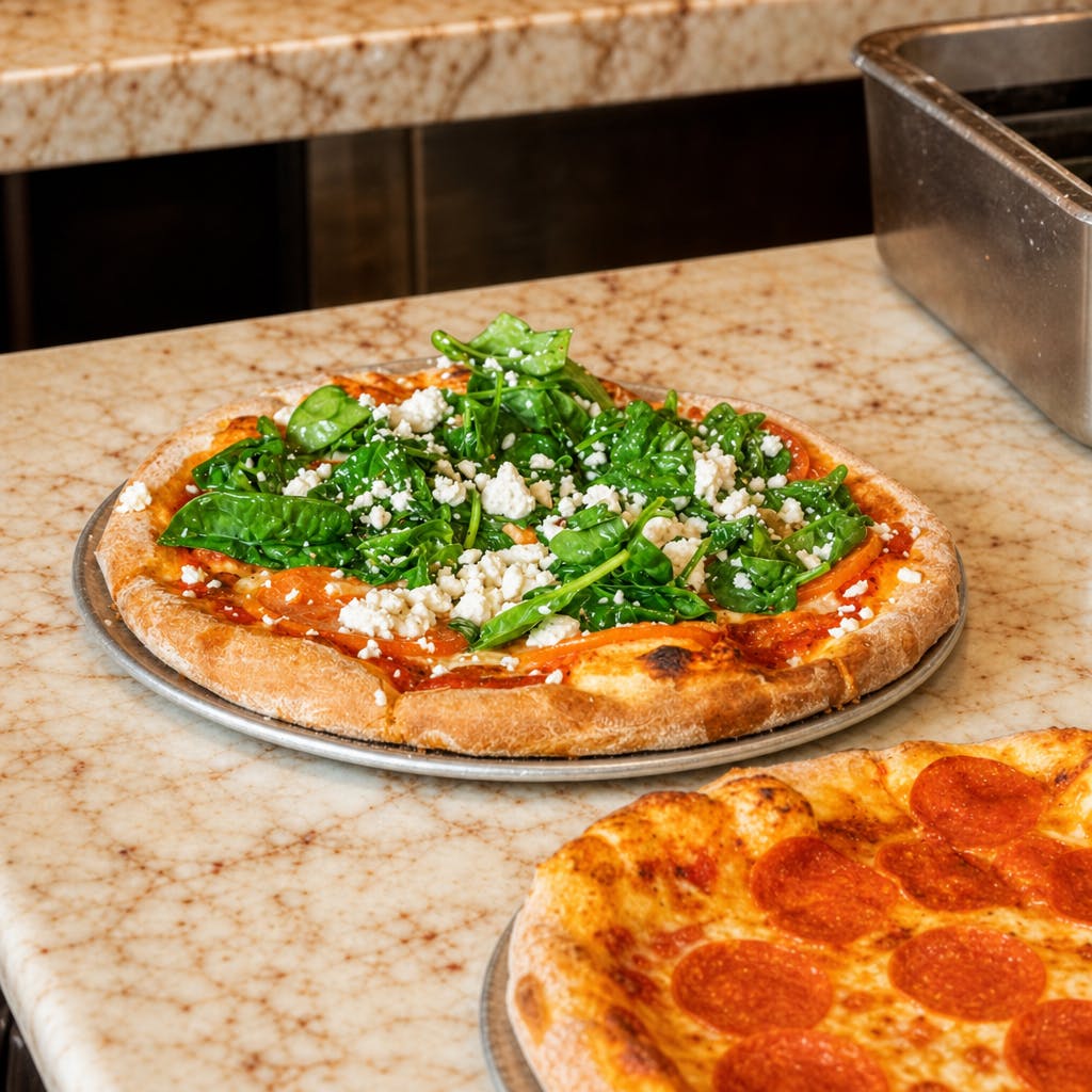 Spinach Dip Pizza