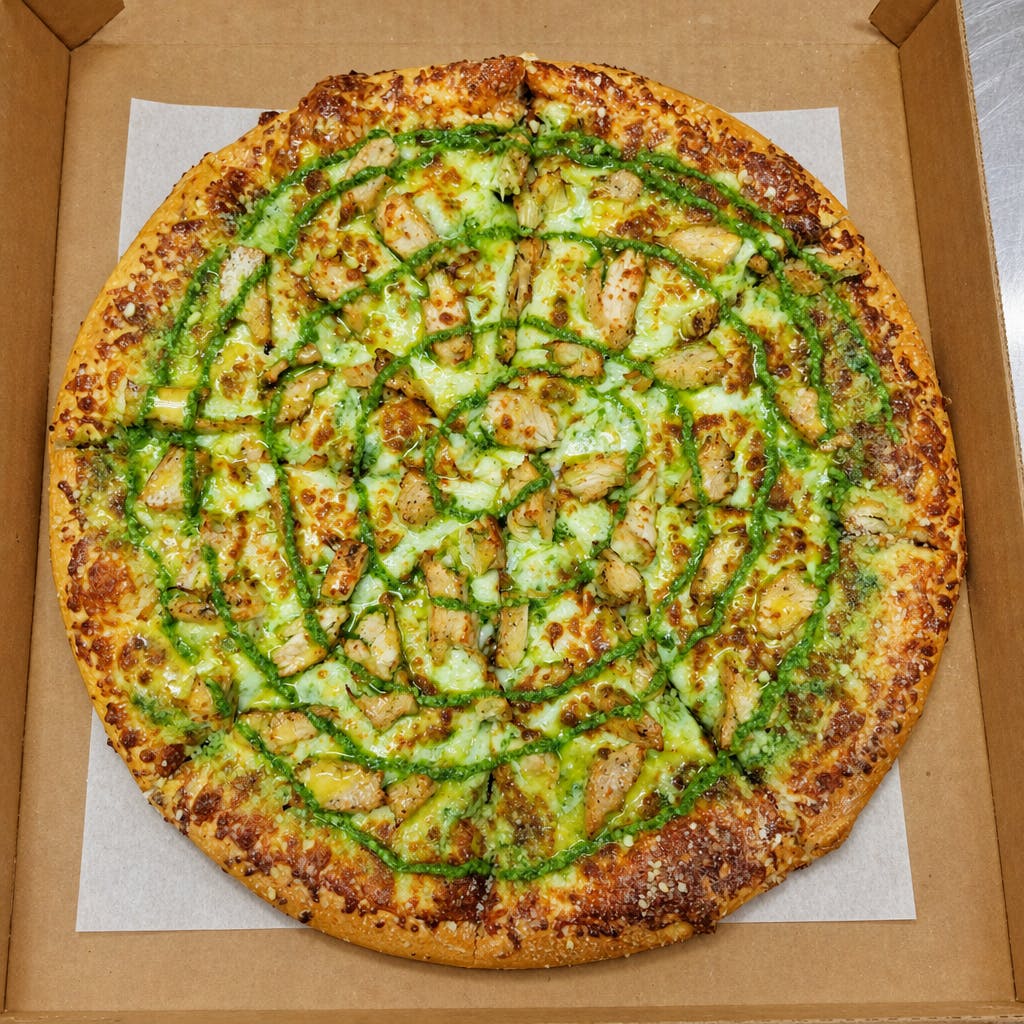 Pesto Chicken Pizza