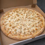 Gluten Free Alfredo Chicken Pizza