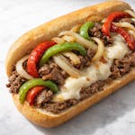 Cheese Steak Sub with Peppers & Onions
