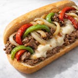 Cheese Steak Sub with Peppers & Onions