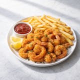 Fried Shrimp with French Fries