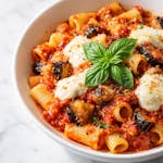 Parmigiana Pasta with Eggplant