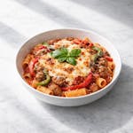 Parmigiana Pasta with Sausage & Peppers