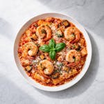 Parmigiana Pasta with Shrimp