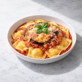 Ravioli with Eggplant Parmigiana