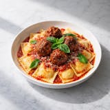 Ravioli with Meatball