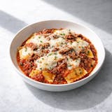 Ravioli with Sausage Parmigiana
