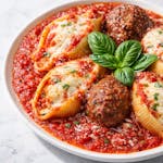 Stuffed Shells with Meatballs