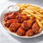 Wings with French Fries