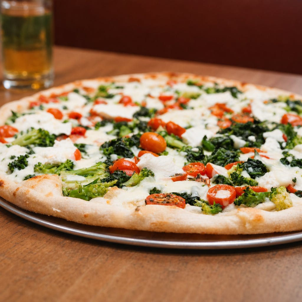White Veggie Pizza