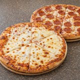 One Large 1-Topping Pizza & One Large Cheese Pizza
