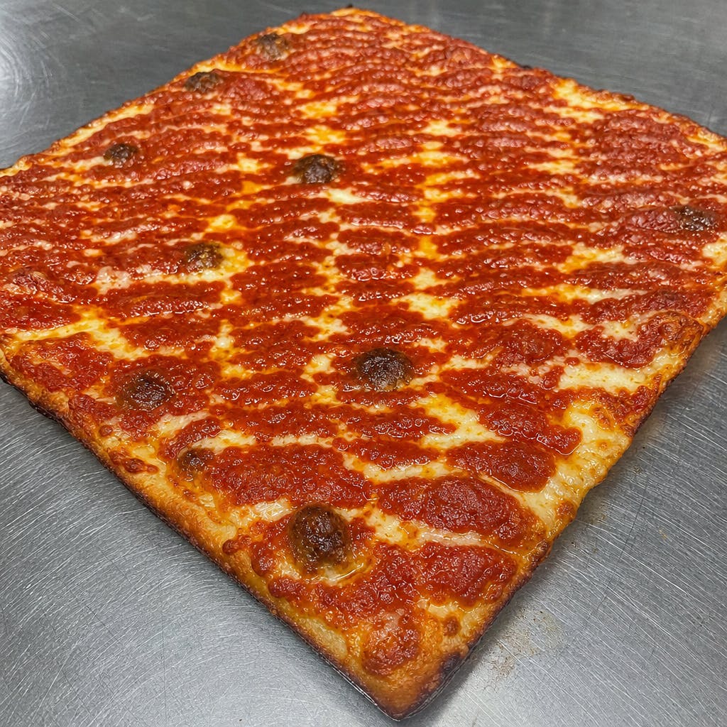 Square Upside Down Pizza
