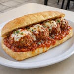 Meatball with Tomato Sauce Sandwich