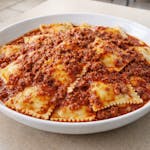 Cheese Ravioli with Meat Sauce