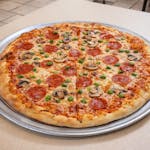 Cheese Special Size Pizza with Three Toppings