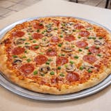 Cheese Special Size Pizza with Three Toppings