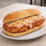 Chicken Parmigiana with Tomato Sauce Sandwich