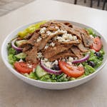 Greek Salad with Gyro Meat
