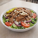Greek Salad with Gyro Meat