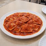 Meat Ravioli with Tomato Sauce