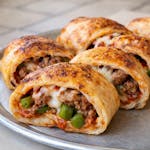 Sausage & Green Pepper Roll