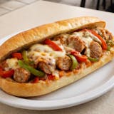 Sausage & Peppers with Cheese Sandwich