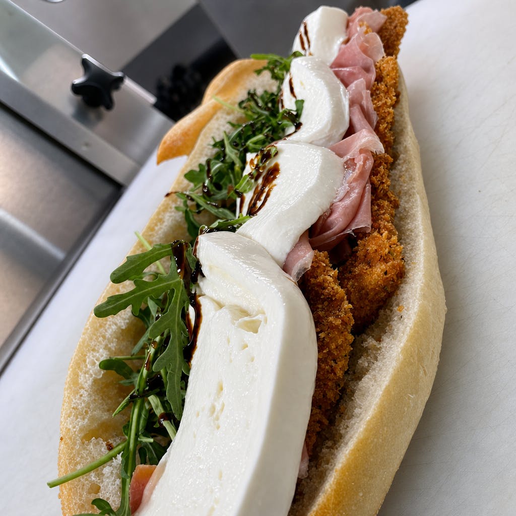 Chicken Cutlet & Prosciutto Sandwich