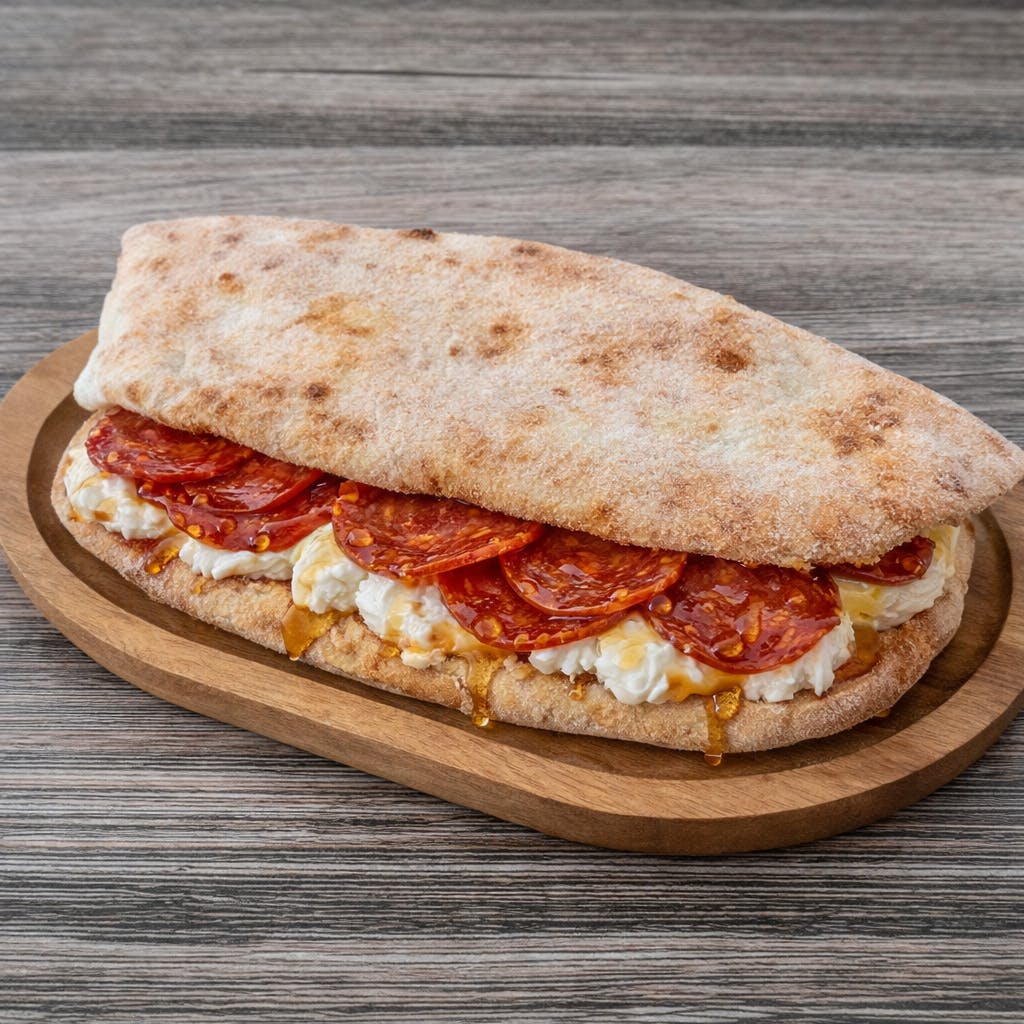 PepperoniHot Honey Sandwich