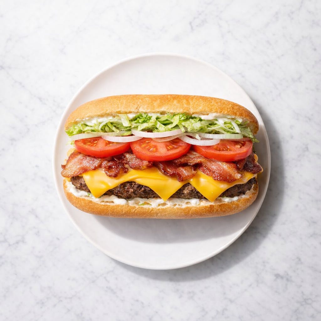 Bacon Cheeseburger Sub