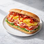 Hawaiian Cheeseburger Sub