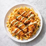 Chicken Tender Over Fries