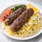 Koufta Kebab Over Rice