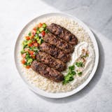 Lamb Kebab Over Rice